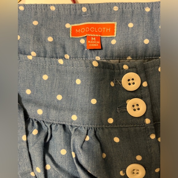 ModCloth Polka dot swing skirt - Picture 3 of 4